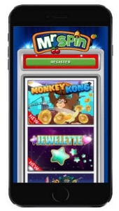 Mr Spin Casino is accessible on mobile devices with Windows, Android, and iOS systems