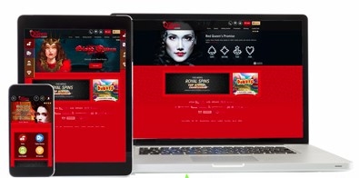 Red Queen Casino is available on mobile smartphones and tablets
